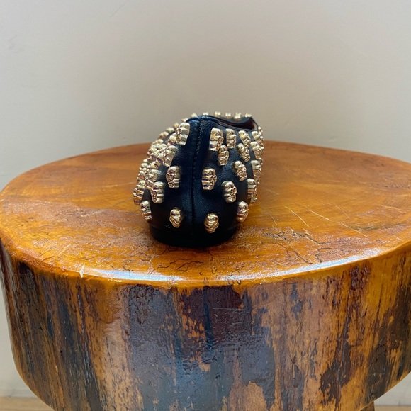 Jeffrey Campbell Black and Gold Studded Loafers - Picture 9 of 12